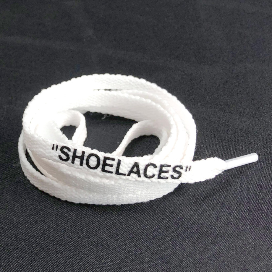 Off white sale shoelaces peeling